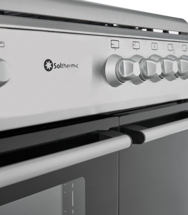 [REACONDICIONADO] SOLTHERMIC® FOGÃO A GÁS EM AÇO INOXIDÁVEL 90X60 SUPORTE PARA BOTIJA DE GÁS F9LT50G2I