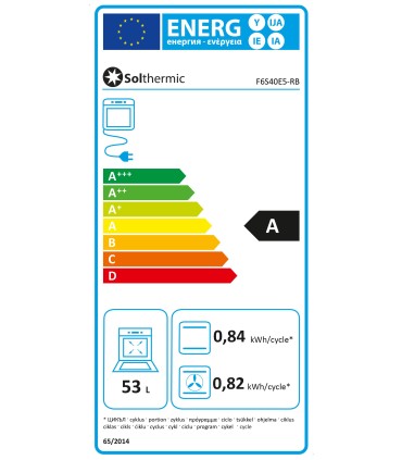 [REACONDICIONADO] SOLTHERMIC® 60X60 FOGÃO A GÁS PRETO RÚSTICO COM FORNO ELÉCTRICO F6S40E5RB