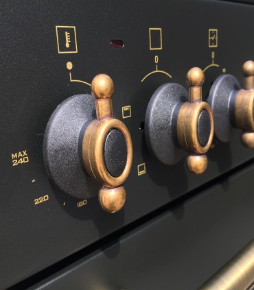 [REACONDICIONADO] SOLTHERMIC® COCINA VTC NEGRA RÚSTICA 50X50