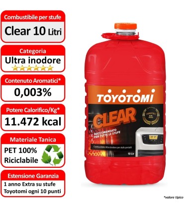 TOYOTOMI GARRAFA DE PARAFINA 10L.