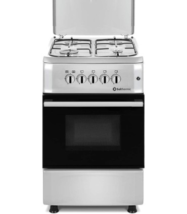 SOLTHERMIC® COMBO PACK FOGÃO A GÁS INOX F5S40G2I + EXAUSTOR H60P INOX