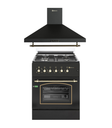 Pack Cocina de Gas F6S40E5RB y Campana H60PR