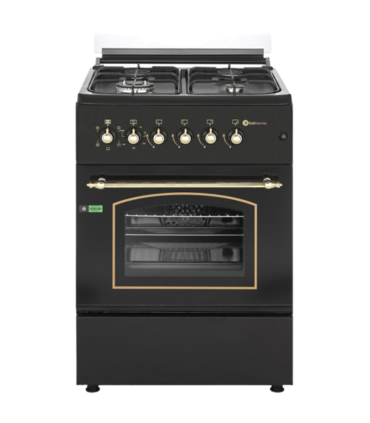 Pack Cocina de Gas F6S40E5RB y Campana H60PR