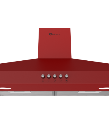 SOLTHERMIC® COMBO PACK VERMELHO BORGONHA FOGÃO A GÁS F5S40G2IR + EXAUSTOR H60P VERMELHO BORGONHA