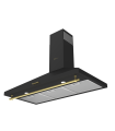 SOLTHERMIC® COMBO PACK PLACA GAS BL032 NEGRA RÚSTICA 70 + CAMPANA 90
