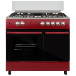 SOLTHERMIC(RECONDICIONADO) ® FOGÃO A GÁS VERMELHO 90X60 SUPORTE PARA BOTIJA DE GÁS F9LT50G2