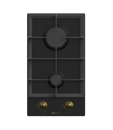 SOLTHERMIC® FOGÃO A GÁS 30 BL152 PRETO RÚSTICO 2 QUEIMADORES