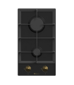SOLTHERMIC® GAS COOKTOP 30 BL152 BLACK RUSTIC 2 BURNERS