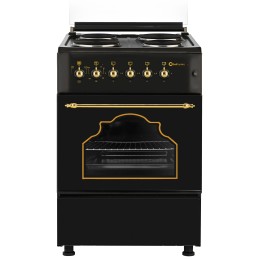 [REACONDICIONADO] SOLTHERMIC® COCINA ELÉCTRICA NEGRA NEGRA RÚSTICA 50X55 F5S04E3RB