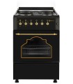 [REACONDICIONADO] SOLTHERMIC® NOIR RUSTIQUE CUISINIÈRE ÉLECTRIQUE 50X55 F5S04E3RB