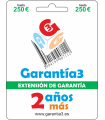 EXTENSIÓN DE 2 AÑOS DE GARANTÍA HASTA 250 EUROS (B09901386)
