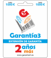 EXTENSIÓN DE 2 AÑOS DE GARANTÍA HASTA 1000 EUROS (B09901388)