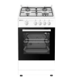 [REACONDICIONADO] SOLTHERMIC® COCINA GAS BLANCA 50X50