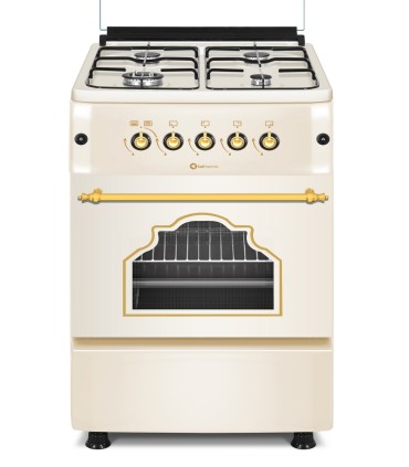 [REACONDICIONADO] SOLTHERMIC® COCINA GAS CREMA RÚSTICA 50X55 F5S40G2C