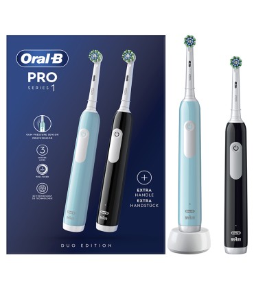 ORALB PRO1 ESCOVA DE DENTES TURQUESA+PRETA