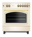 [REACONDICIONADO] SOLTHERMIC® FOGÃO A GÁS CREME RÚSTICO 90X60 FORNO PANORÂMICO F9L50G2-C