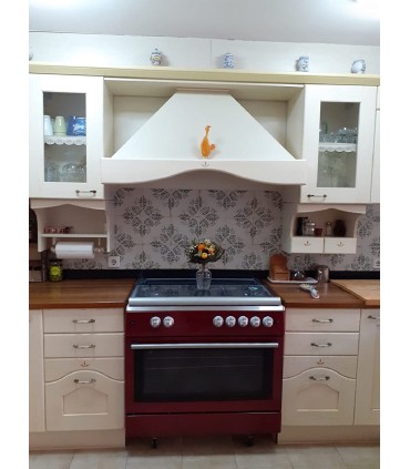 SOLTHERMIC COCINA F9L50G2 ROJA PANORAMICA