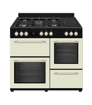 SOLTHERMIC® COMBO PACK COCINA GAS + VTC CREMA RANGE COOKER + CAMPANA CREMA DE 90
