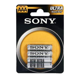 SONY BATTERY R03 AAA BLISTER OF 4 7273498