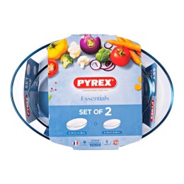 PYREX SET OF 2 DISHES 39X27 AND 30X21 4296499 (FR)