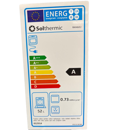 SOLTHERMIC® CUISINIÈRE NOIRE RUSTIQUE 7 BRÛLEURS + 3 FOURS ÉLECTRIQUES