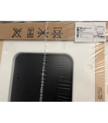 SOLTHERMIC® CUISINIÈRE NOIRE RUSTIQUE 7 BRÛLEURS + 3 FOURS ÉLECTRIQUES