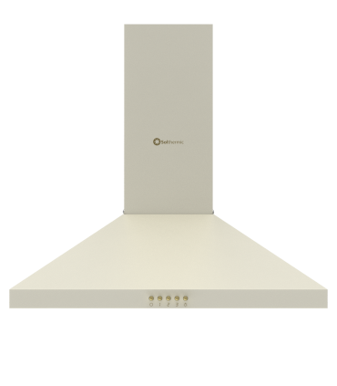 SOLTHERMIC® COMBO PACK FOGÃO A GÁS CREME RÚSTICO 90X60 + EXAUSTOR CREME 90