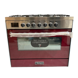 [REACONDICIONADO] BOMPANI COCINA GAS Y HORNO ELÉCTRICO BO689DC/N ALTA GAMA