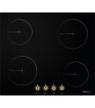 SOLTHERMIC® COMBO PACK PLACA VITRO PVTC60 4 FUEGOS RUSTICA + CAMPANA DE 60 NEGRA + HORNO ELÉCTRICO QR GAP NEGRO RÚSTICO