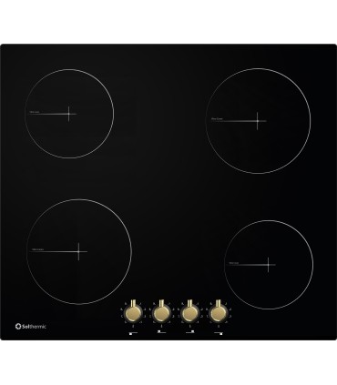 SOLTHERMIC PLACA VITROCERÂMICA PVTC60 4 QUEIMADORES RÚSTICA