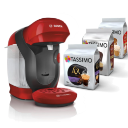 BOSCH MÁQUINA DE CAFÉ TASSIMO TAS1103C3B VERMELHO