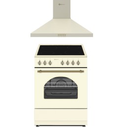 SOLTHERMIC® COMBO PACK COZINHA VTC CREME RÚSTICO 60X60 + EXAUSTOR H60P CREME