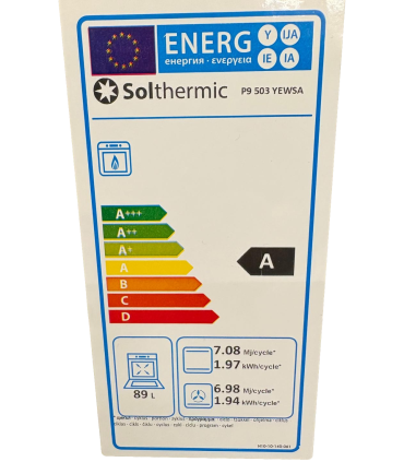 SOLTHERMIC® FOGÃO A GÁS PROFISSIONAL PRETO RÚSTICO P9503YEWSA