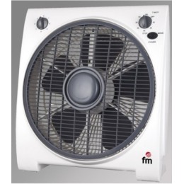 Ventilador Box Fan FM BF4 30CM: frescura y estilo para tu hogar. Ideal para cualquier espacio.