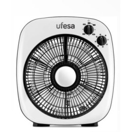 Ventilador Box Fan Ufesa BF5030, 25 cm, 50W, frescura y comodidad en casa.