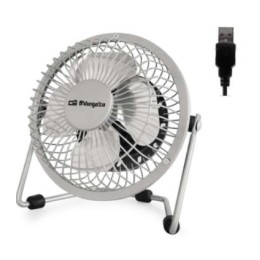 Ventilador de mesa Orbegozo PW1025 Mini Met: fresco y silencioso para cualquier espacio.