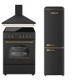 [PREVENTA] SOLTHERMIC® COMBO PACK COCINA VTC NEGRA RÚSTICA 60X60 + CAMPANA DE 60 NEGRA RÚSTICA + FRIGO-COMBI RETRO 1,88 NEGRO