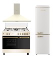 [PREVENTA] SOLTHERMIC® COMBO PACK COCINA GAS CREMA RÚSTICA 90X60 PORTABOMBONA + CAMPANA DE 90 + FRIGO-COMBI RETRO 1,88 CREMA