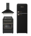 [PREVENTA] SOLTHERMIC® COMBO PACK COCINA GAS F6S40E5RB CON HORNO ELÉCTRICO + CAMPANA 60 + FRIGORIFICO RETRO 1,47 F2PR147N