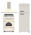 [PREVENTA] SOLTHERMIC® COMBO PACK COCINA GAS CREMA RÚSTICA 50X55 F5S40G2C + CAMPANA DE 60 CREMA RÚSTICA + FRIGO RETRO 1,47 CREMA