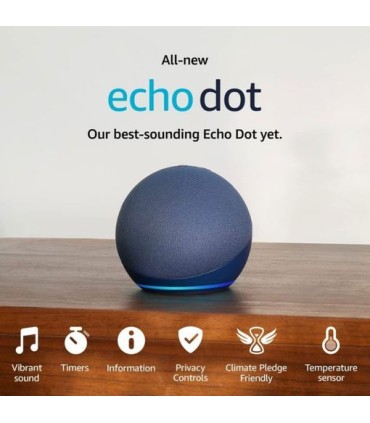 AMAZON ECHO DOT 5ÈME GÉNÉRATION ENCEINTE INTELLIGENTE BLEU MARINE