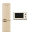 SOLTHERMIC® COMBO PACK FRIGO-COMBI RETRO 1,88 FCR188C CREAM + MICROWAVE RUSTICO CREAM