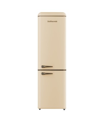 SOLTHERMIC® COMBO PACK FRIGO-COMBI RETRO 1,88 FCR188C CREMA + MICROONDAS RUSTICO CREMA