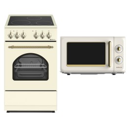 SOLTHERMIC® COMBO PACK COCINA VTC CREMA RÚSTICA 50X50 VTC50CREMA + MICROONDAS RUSTICO CREMA
