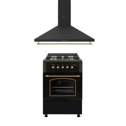 SOLTHERMIC® COMBO PACK NEGRO RÚSTICO COCINA + CAMPANA DE 90