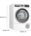 BOSCH MÁQUINA DE SECAR ROUPA 9KG C WQG245D1EN