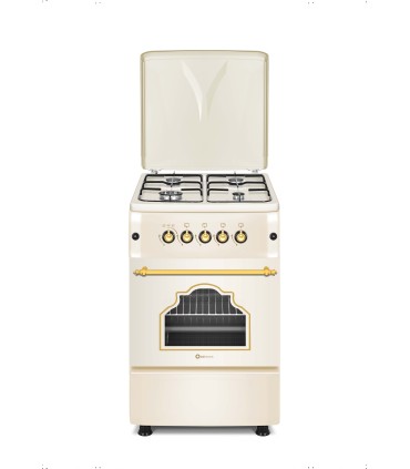 SOLTHERMIC® FOGÃO A GÁS CREME RÚSTICO 50X55 F5S40G2C