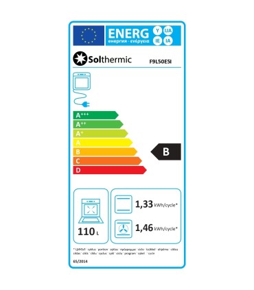 [REACONDICIONADO] SOLTHERMIC® COCINA F9L50E5I INOX PANORAMICA HORNO ELECTRICO