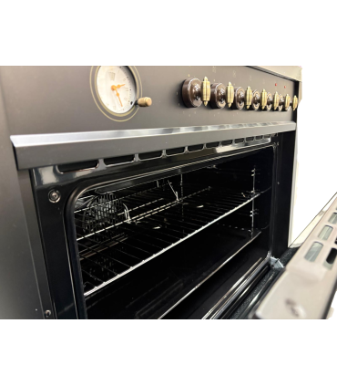 SOLTHERMIC® COCINA 90X60 VTI90ANEGRA INDUCCION HORNO 105L