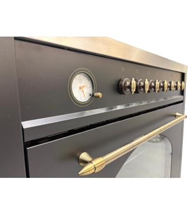 SOLTHERMIC® FOGÃO 90X60 VTI90ANEGRA INDUCCION FORNO 105L